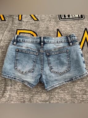 Classic Light Blue Denim Jean Shorts for Women